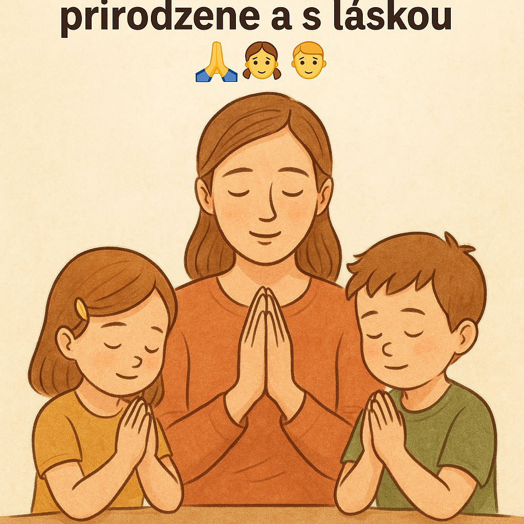 Ako učiť deti modliť sa prirodzene a s láskou 🙏👧🧒