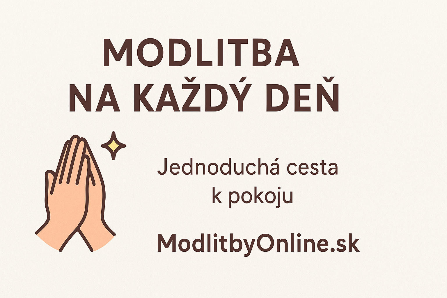 🌅 Modlitba na každý deň – jednoduchá cesta k pokoju