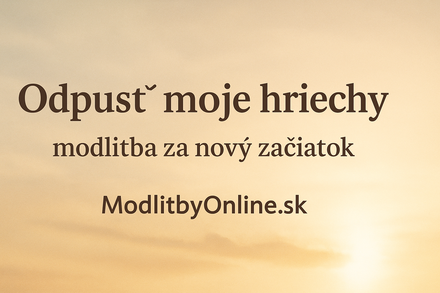 🕊️ Odpusť moje hriechy – modlitba za nový začiatok