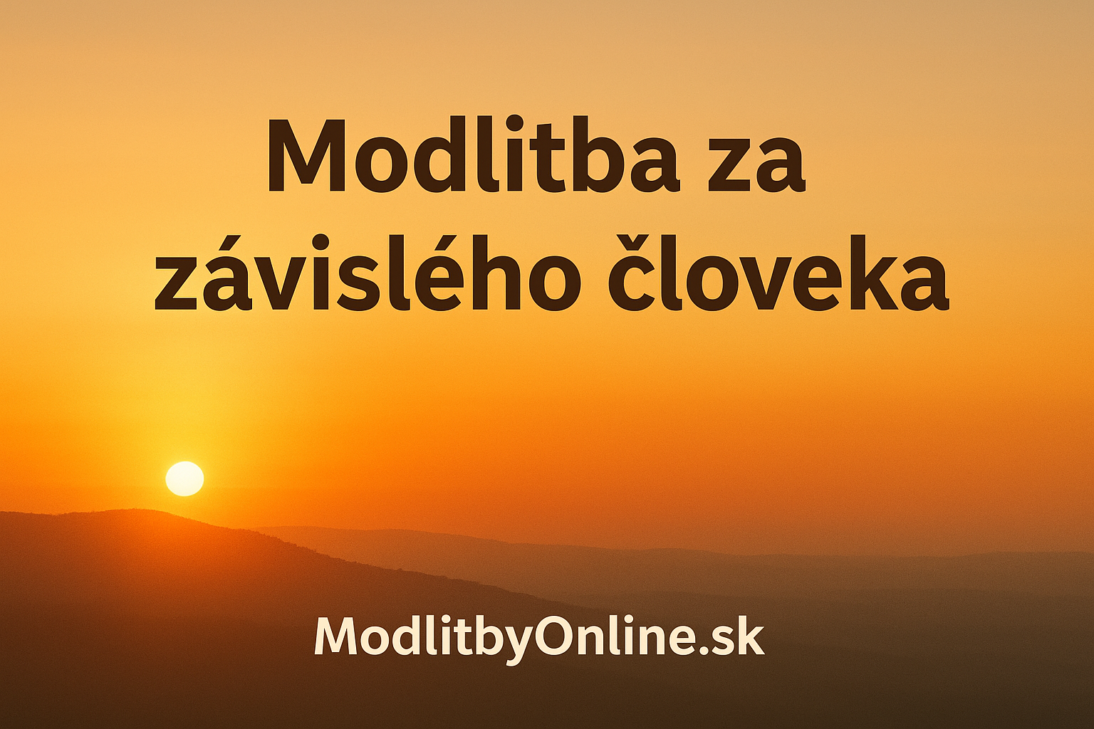 🕊️ Modlitba za závislého človeka – nádej, uzdravenie a podpora