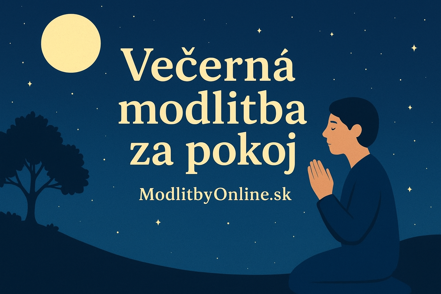 🌙 Večerná modlitba za pokoj