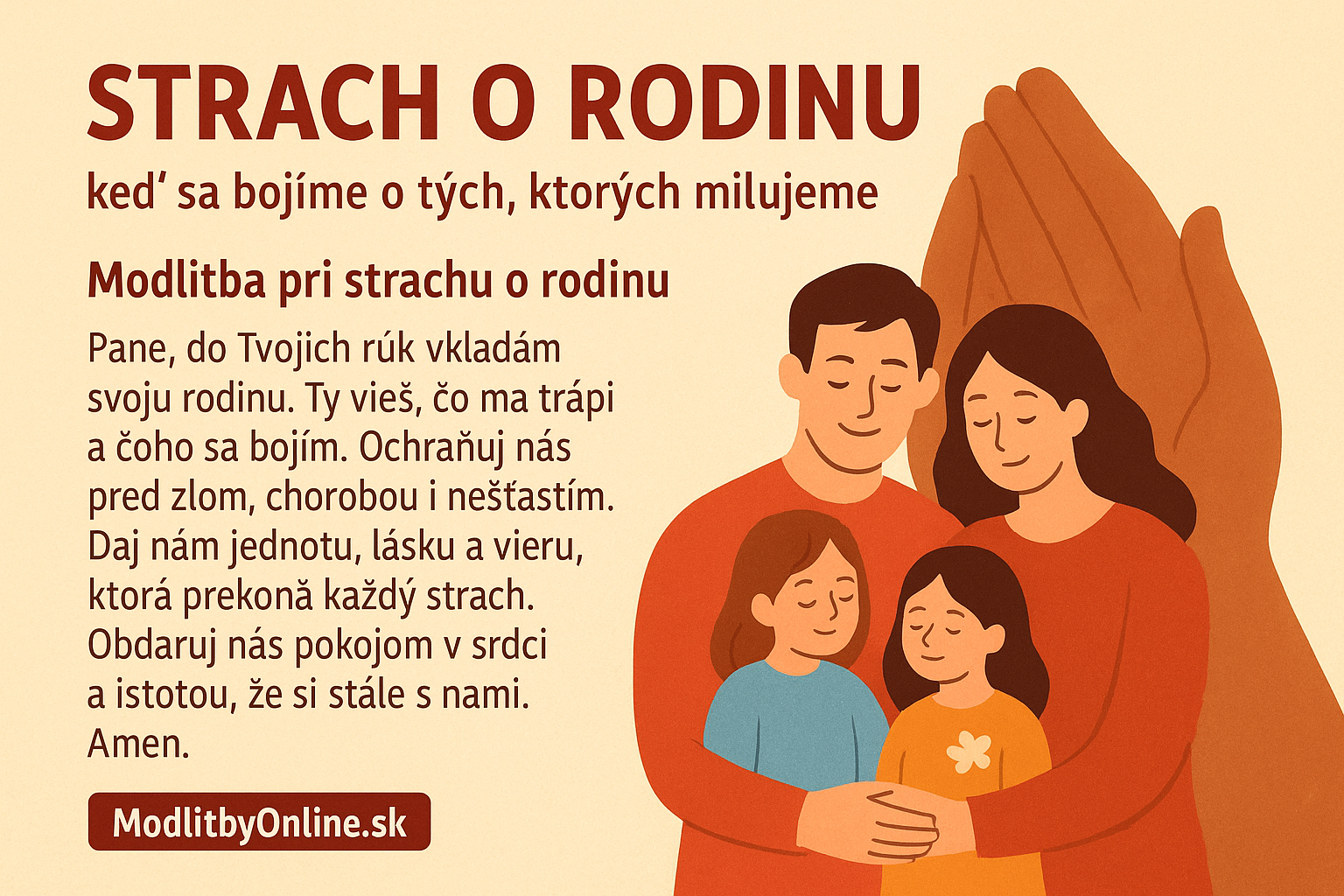 Strach o rodinu – keď sa bojíme o tých, ktorých milujeme ❤️