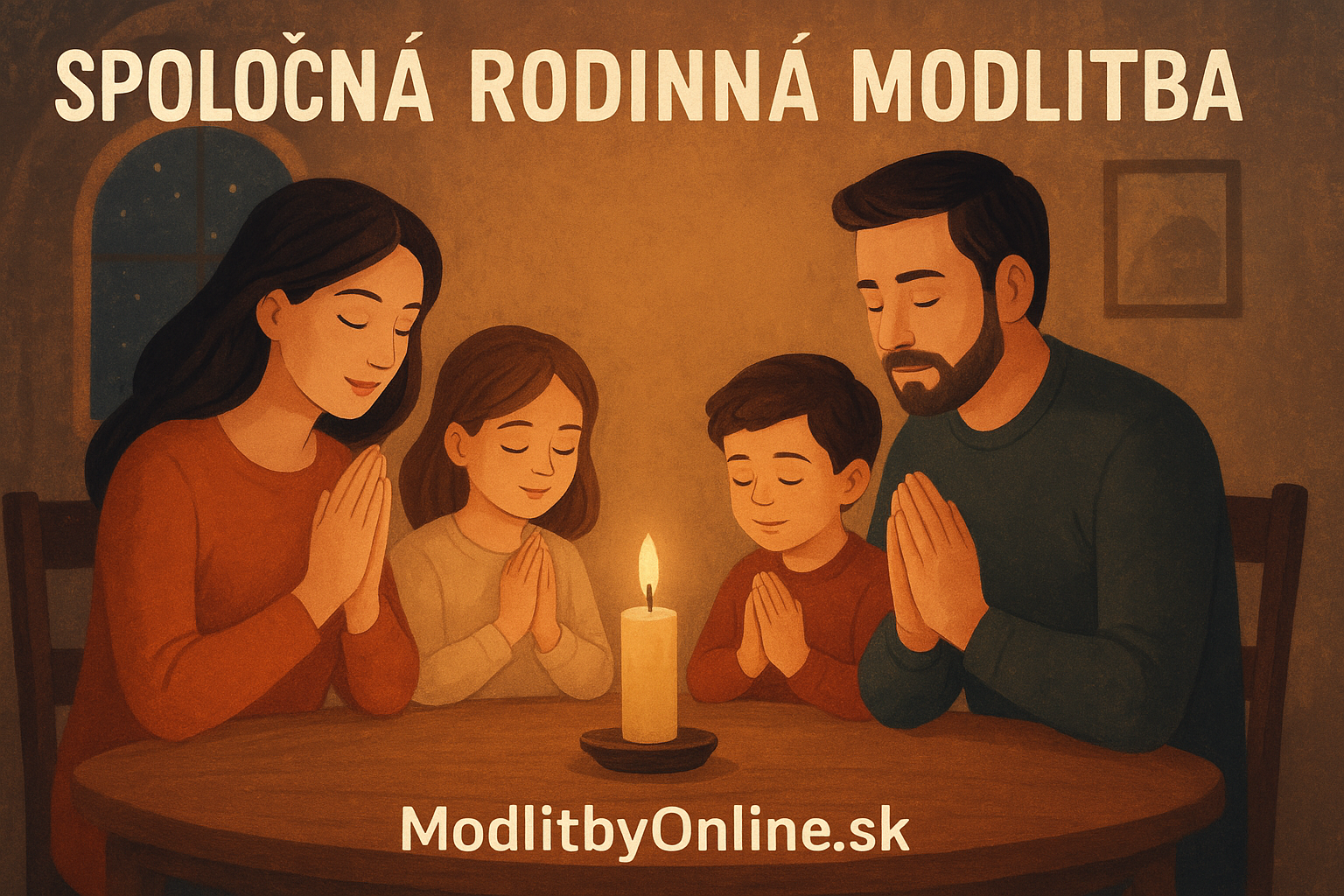 🕊️ Spoločná rodinná modlitba – keď sa srdcia spoja v jednom