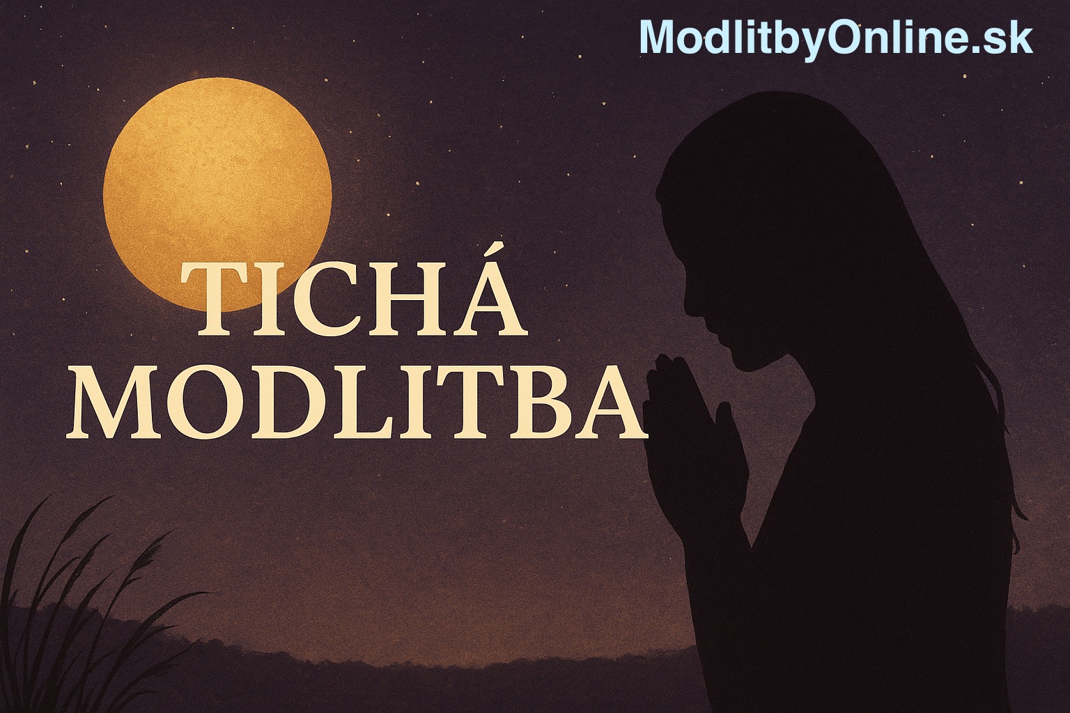 💫 Tichá modlitba – keď Boh počúva bez slov