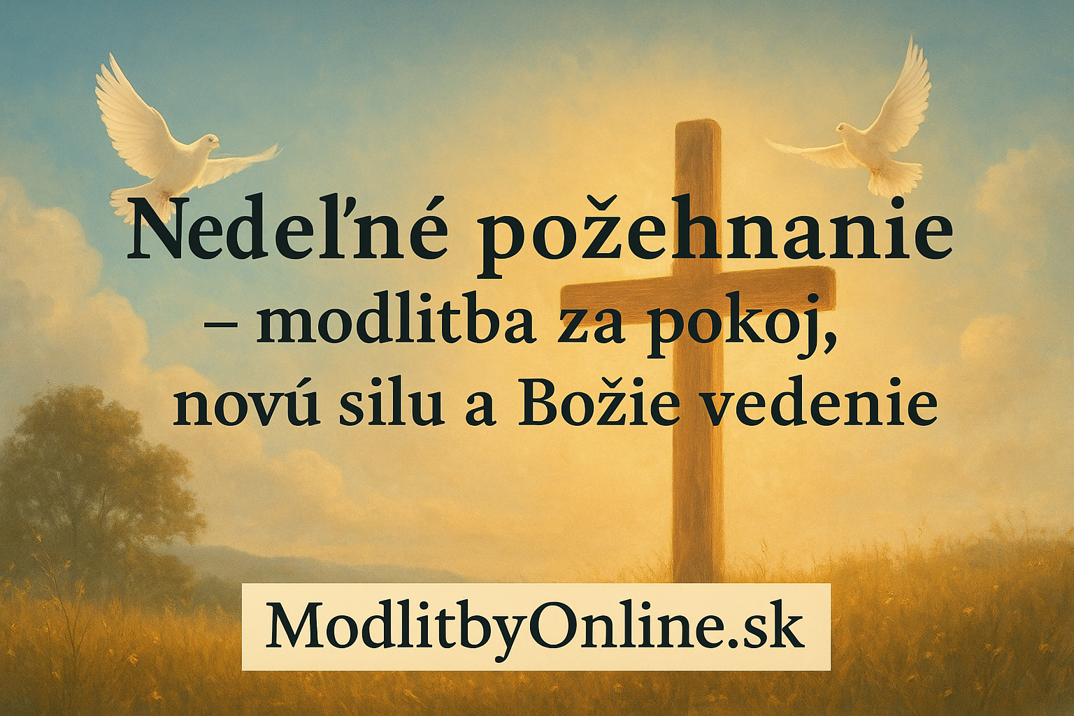 Nedeľné požehnanie – modlitba za pokoj, novú silu a Božie vedenie
