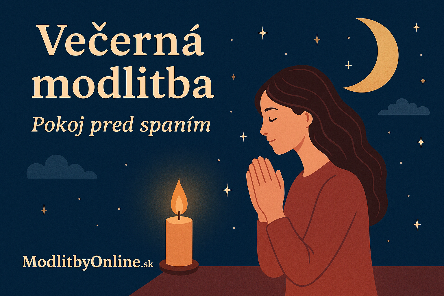 Večerná modlitba 🌙 – Pokoj pred spaním
