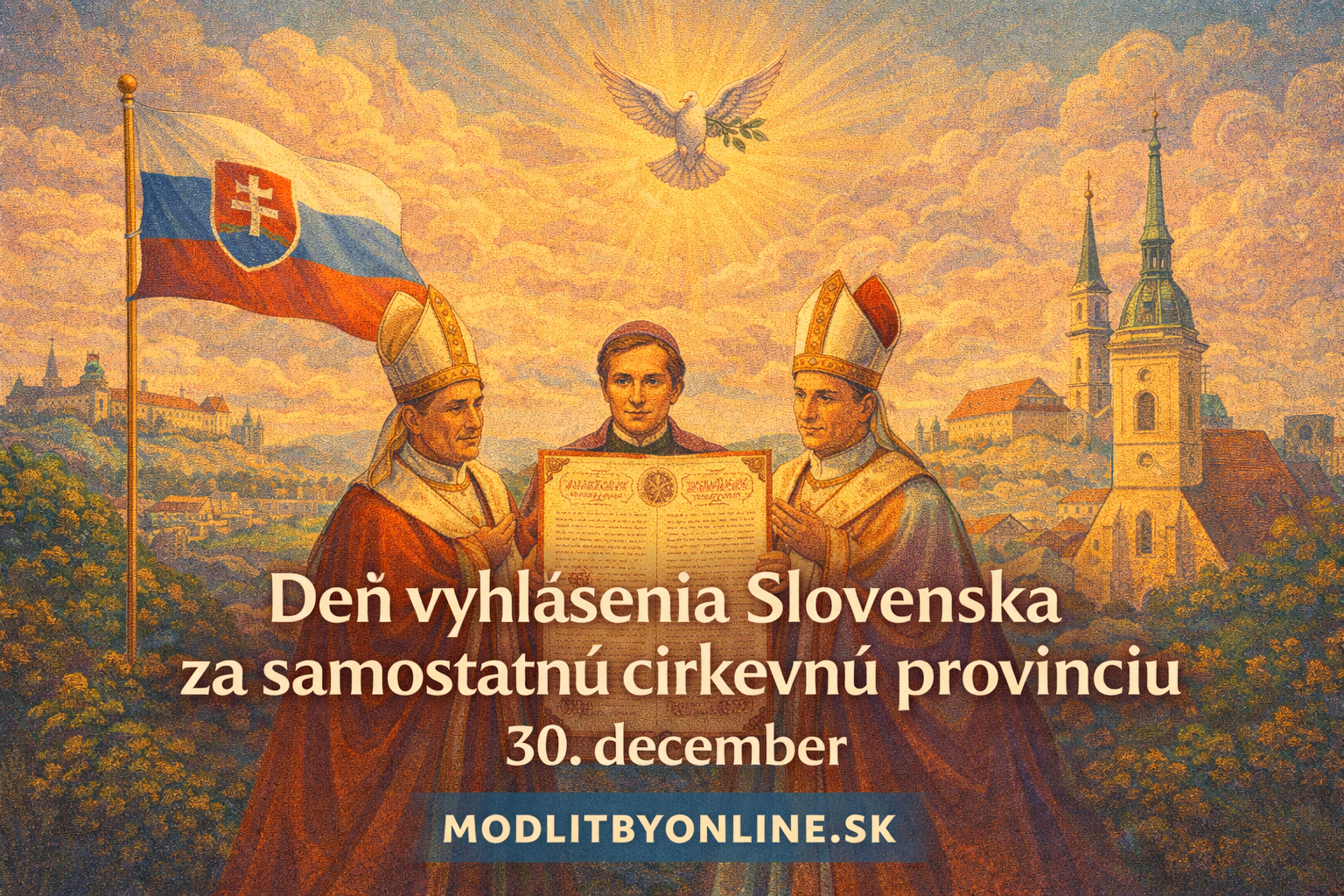 Deň vyhlásenia Slovenska za samostatnú cirkevnú provinciu (30. december) ⛪🇸🇰