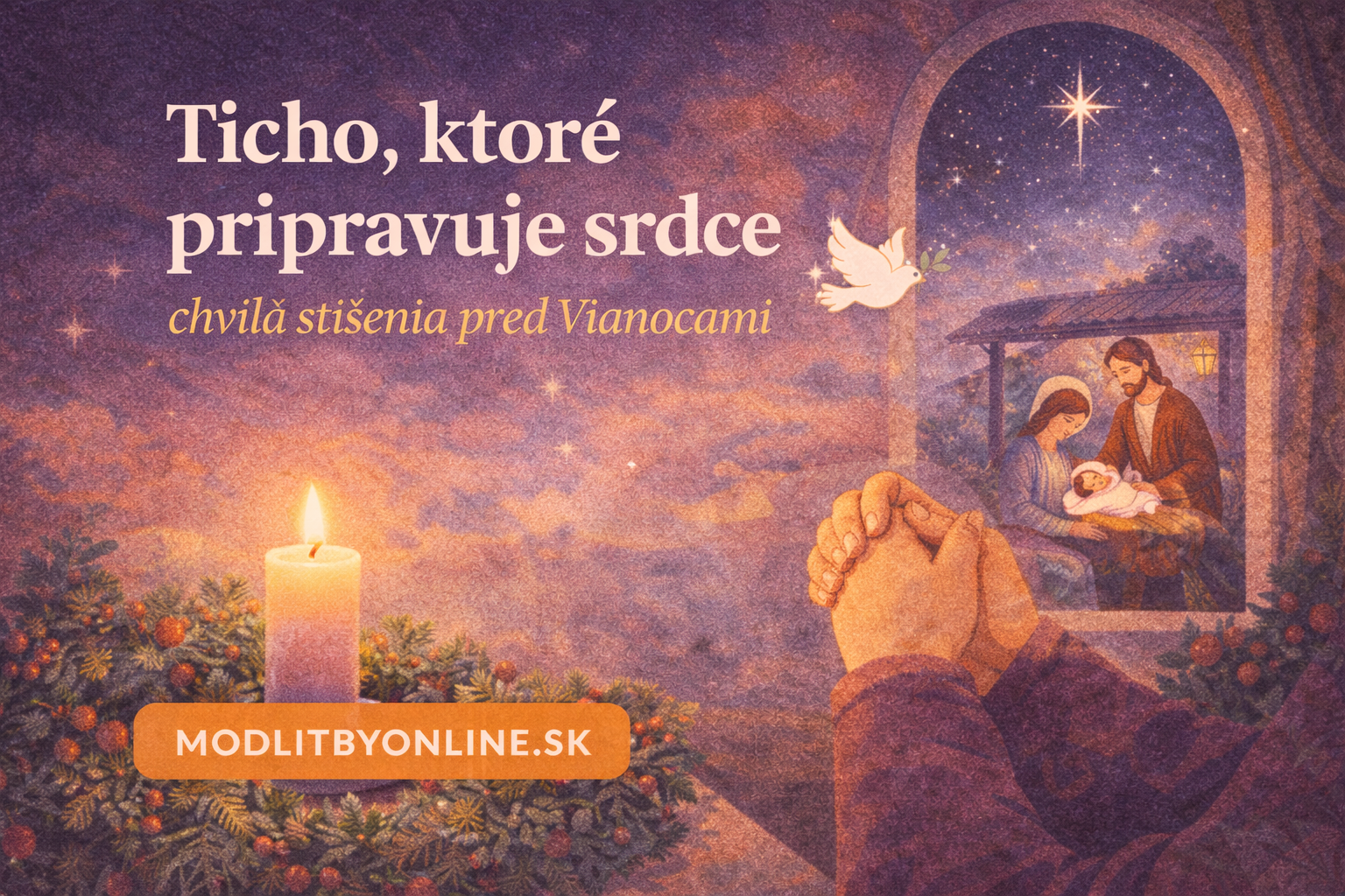 Ticho, ktoré pripravuje srdce: chvíľa stíšenia pred Vianocami ✨