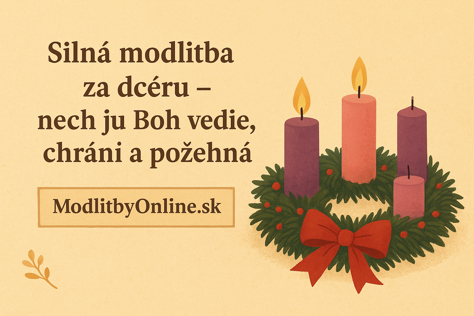 💗 Silná modlitba za dcéru – nech ju Boh vedie, chráni a požehná 🕊️