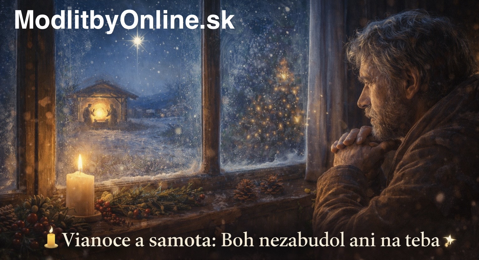 🕯️ Vianoce a samota: Boh nezabudol ani na teba