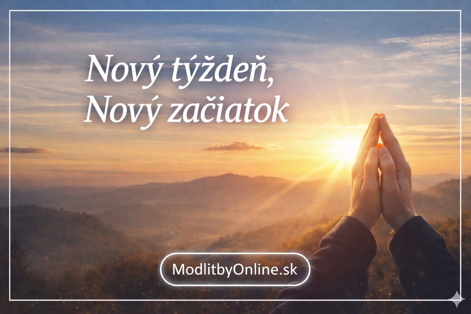 Nový týždeň, nový začiatok: Ako vykročiť s Božím požehnaním 🚀🙏