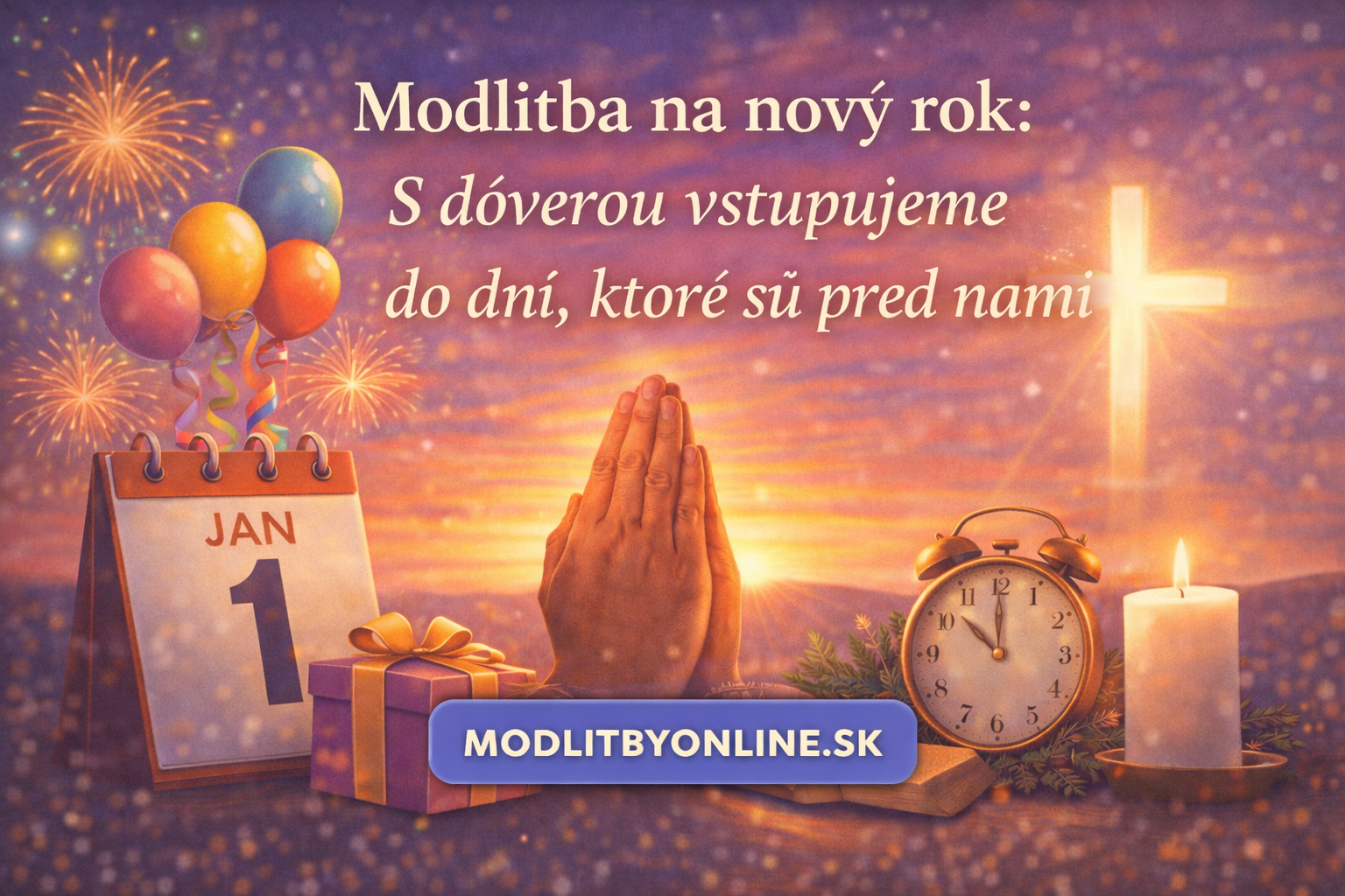 🙏 Modlitba na nový rok: S dôverou vstupujeme do dní, ktoré sú pred nami