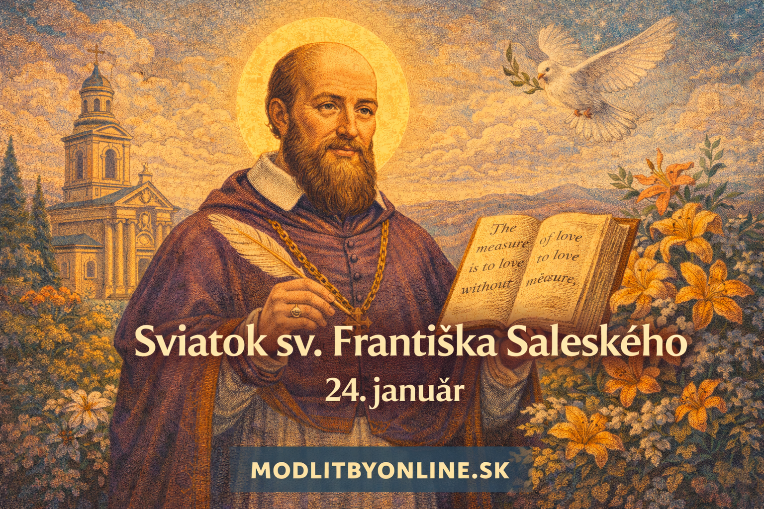 Sviatok sv. Františka Saleského ✨ – príklad láskavosti, pokoja a múdreho slova