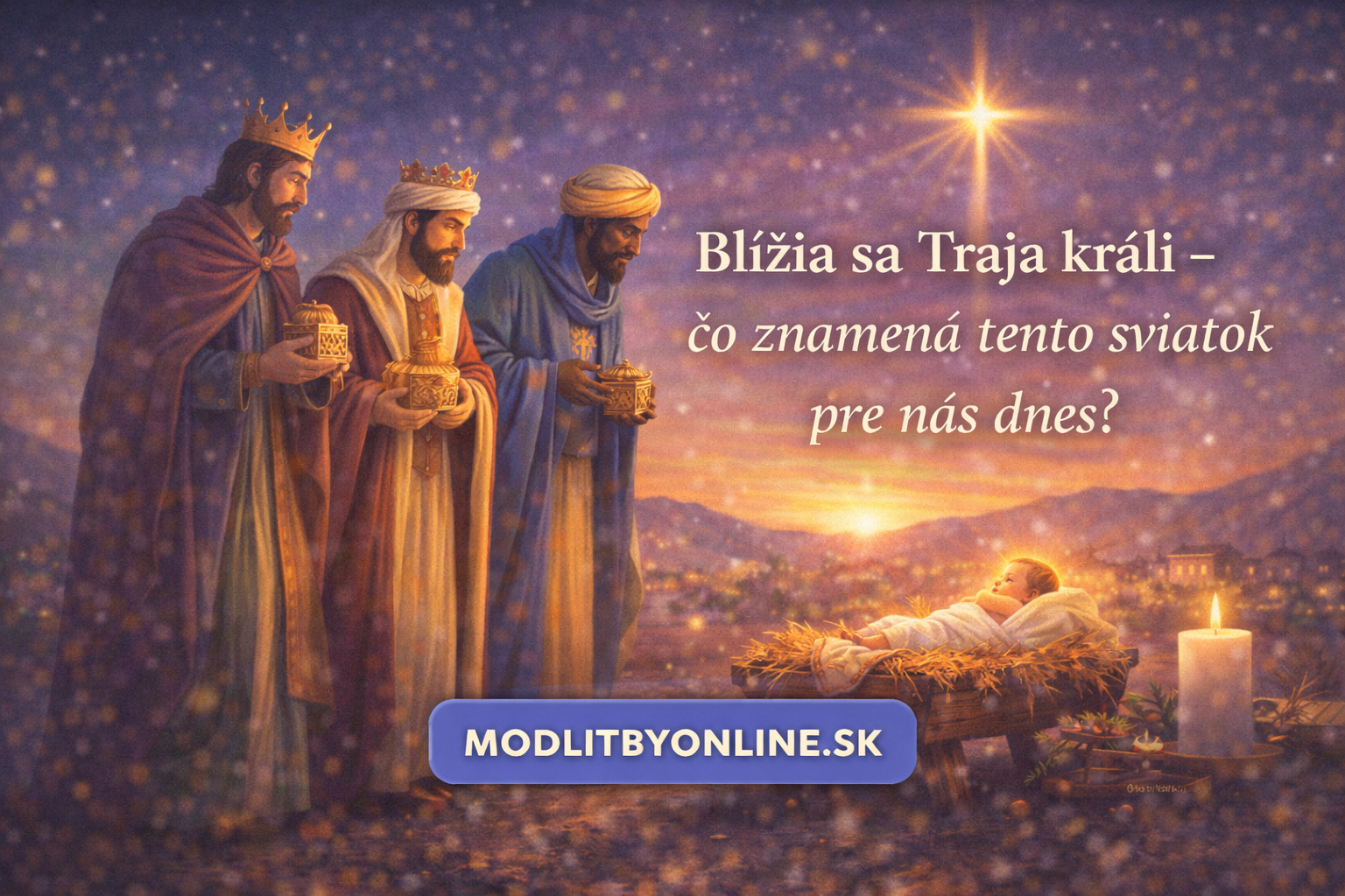 Blížia sa Traja králi – čo znamená tento sviatok pre nás dnes? ⭐
