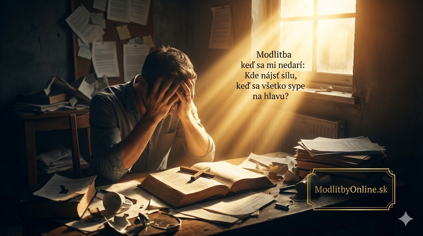 Modlitba keď sa mi nedarí: Kde nájsť silu, keď sa všetko sype na hlavu? 🌧️🙏