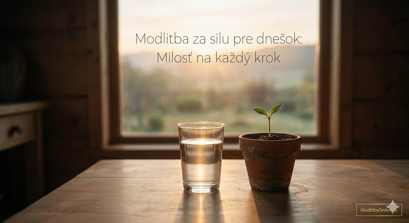 Univerzálna modlitba za silu pre tento moment: Keď včerajšok ešte tlačí, ale Boh volá vpred ⚓✨