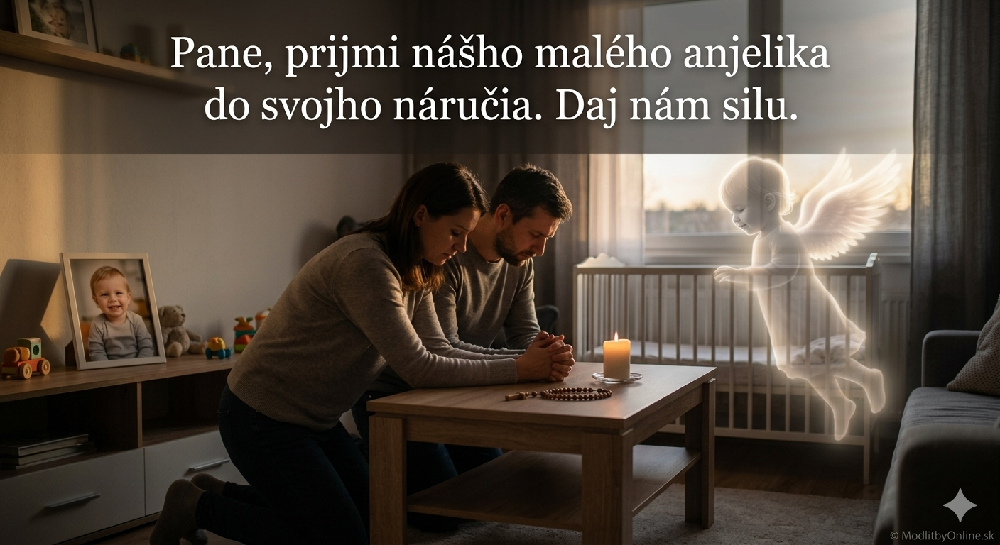 Keď ticho bolí najviac: Modlitba za anjelika, ktorý odišiel priskoro, a za jeho zdrvených rodičov 🕯️👼