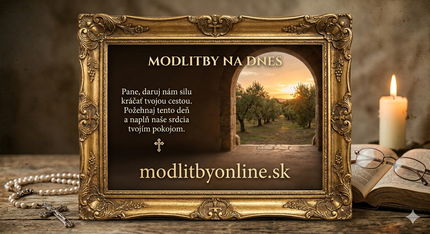 Modlitba za pokoj a vnútornú silu v náročnom období