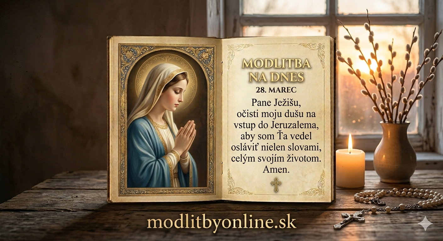 Modlitba na Kvetnú nedeľu (29. marec): Privítajme Kráľa v našich srdciach