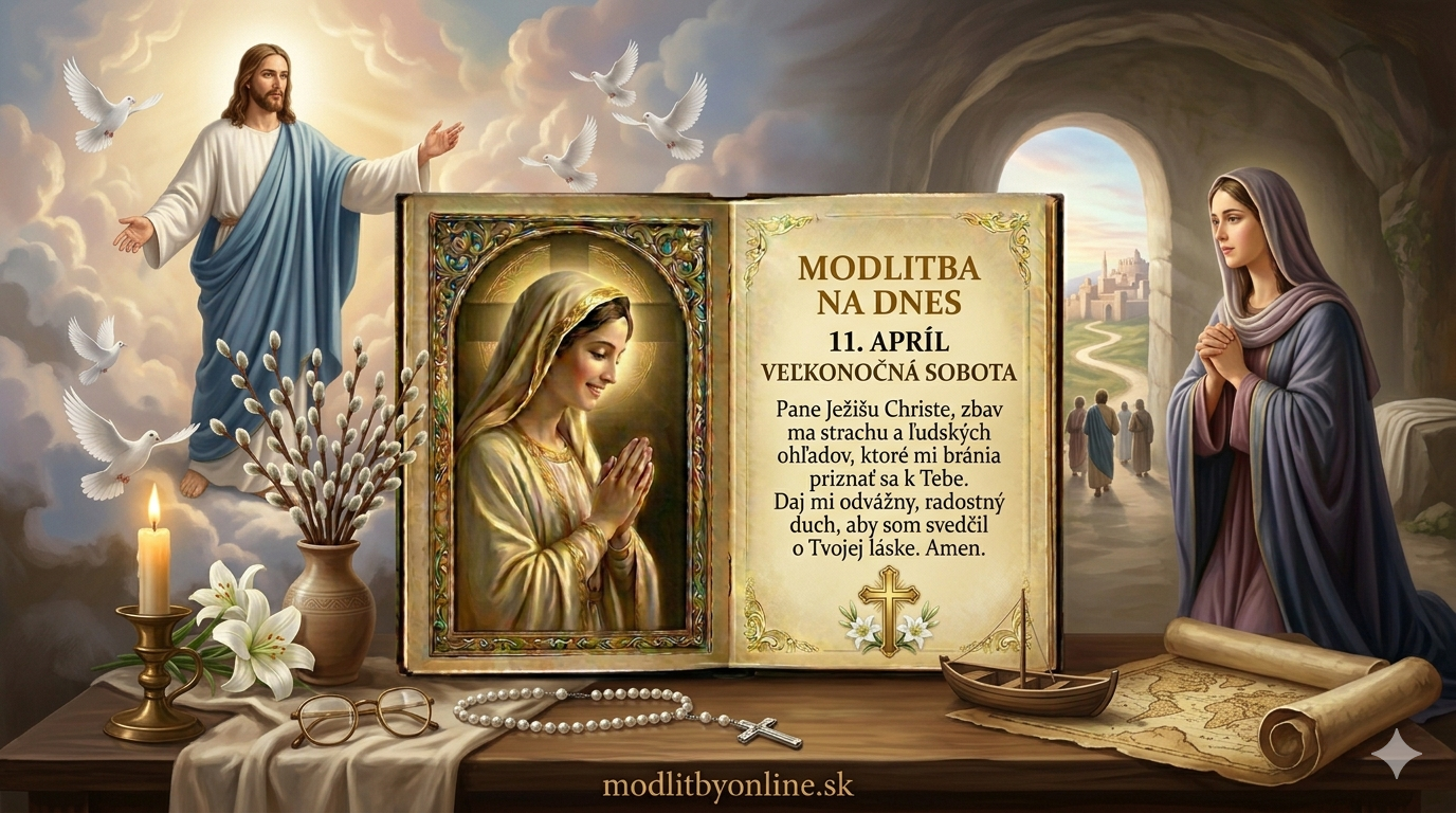 Modlitba na Veľkonočnú sobotu (11. apríl): Poslanie niesť radosť do celého sveta
