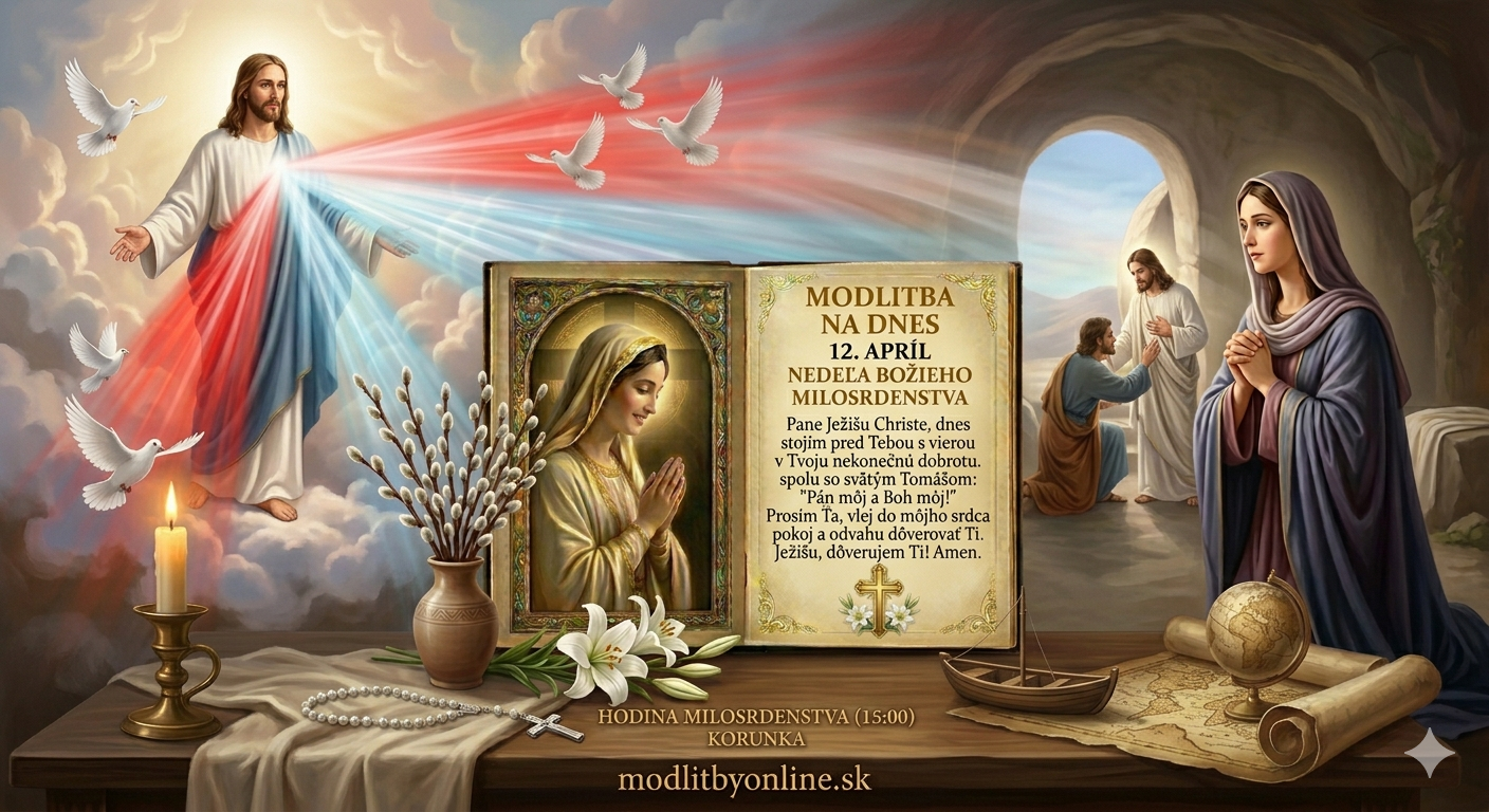 Modlitba na Nedeľu Božieho milosrdenstva (12. apríl): Ježišu, dôverujem Ti