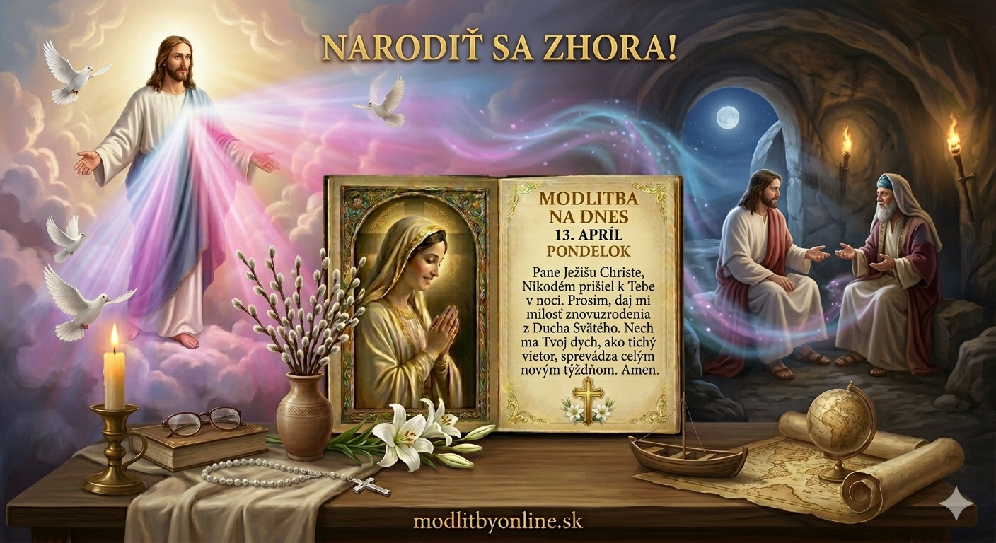 Modlitba na pondelok (13. apríl): Nechajme sa viesť dychom Ducha