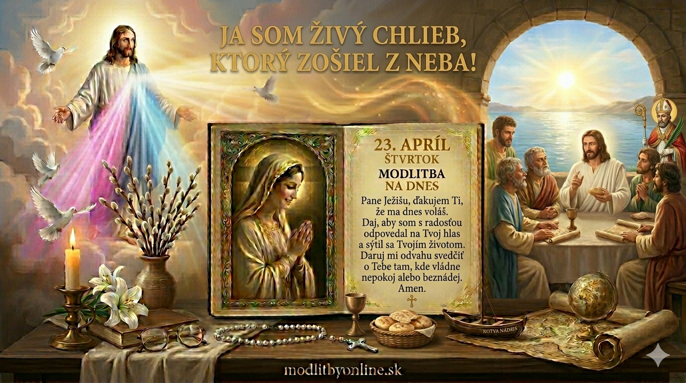Modlitba na štvrtok (23. apríl): Dať sa pritiahnuť Božou láskou
