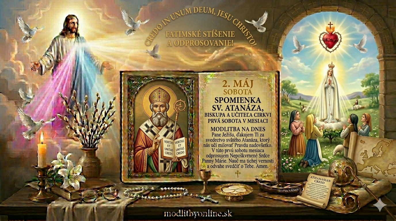 Modlitba na sobotu (2. máj): Srdce opreté o Pravdu