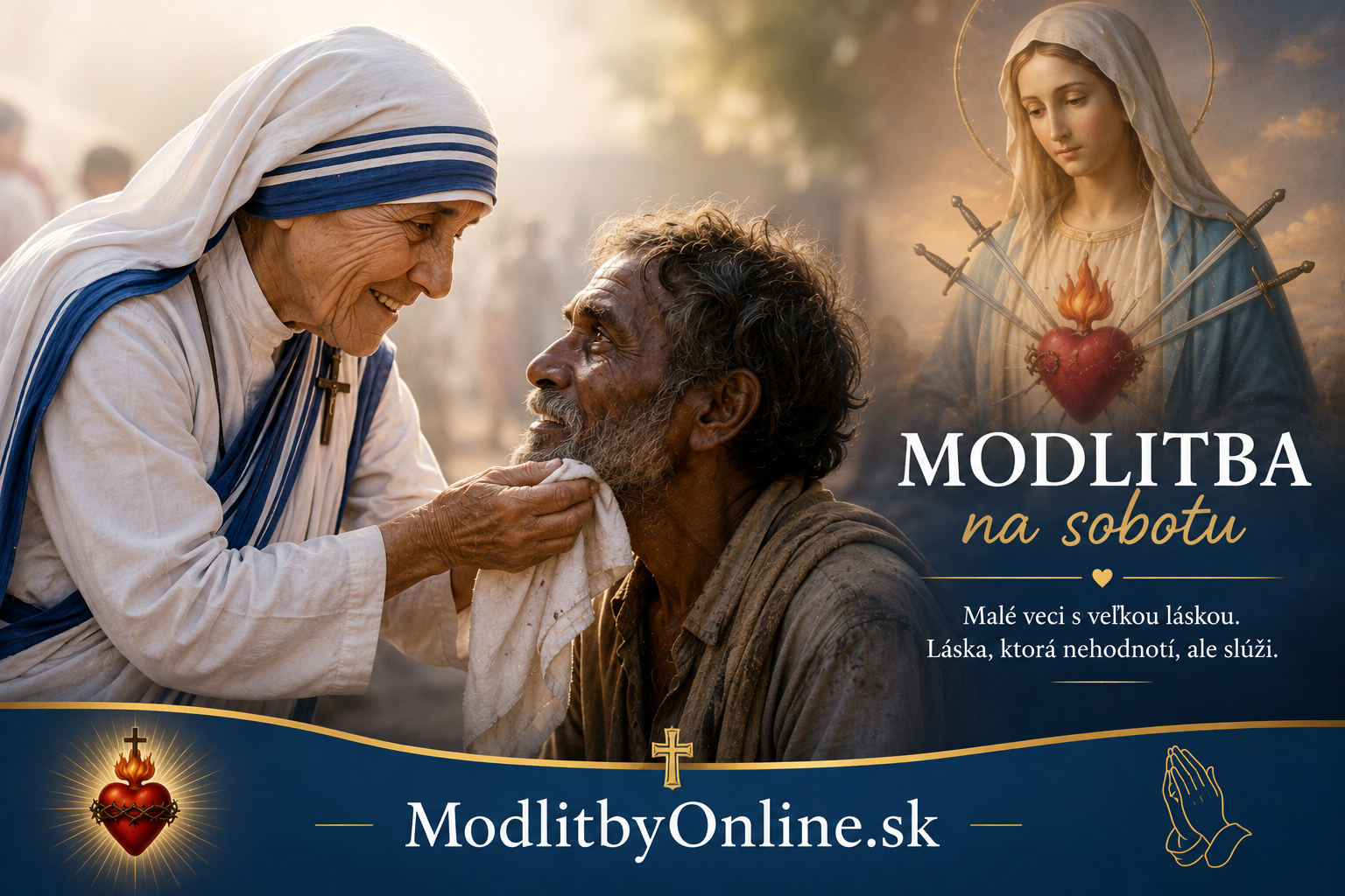 Modlitba na sobotu (5. september): Syn človeka je Pánom aj nad sobotou, pokora a svätá Matka Tereza