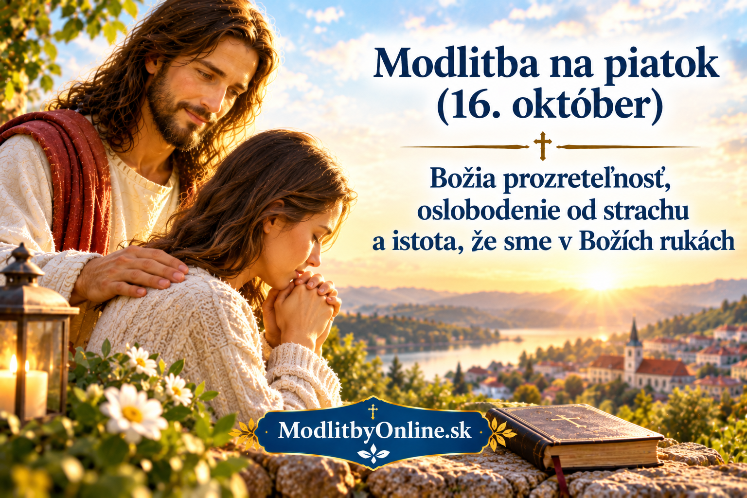 Modlitba na piatok (16. október): Božia prozreteľnosť, oslobodenie od strachu a istota, že sme v Božích rukách