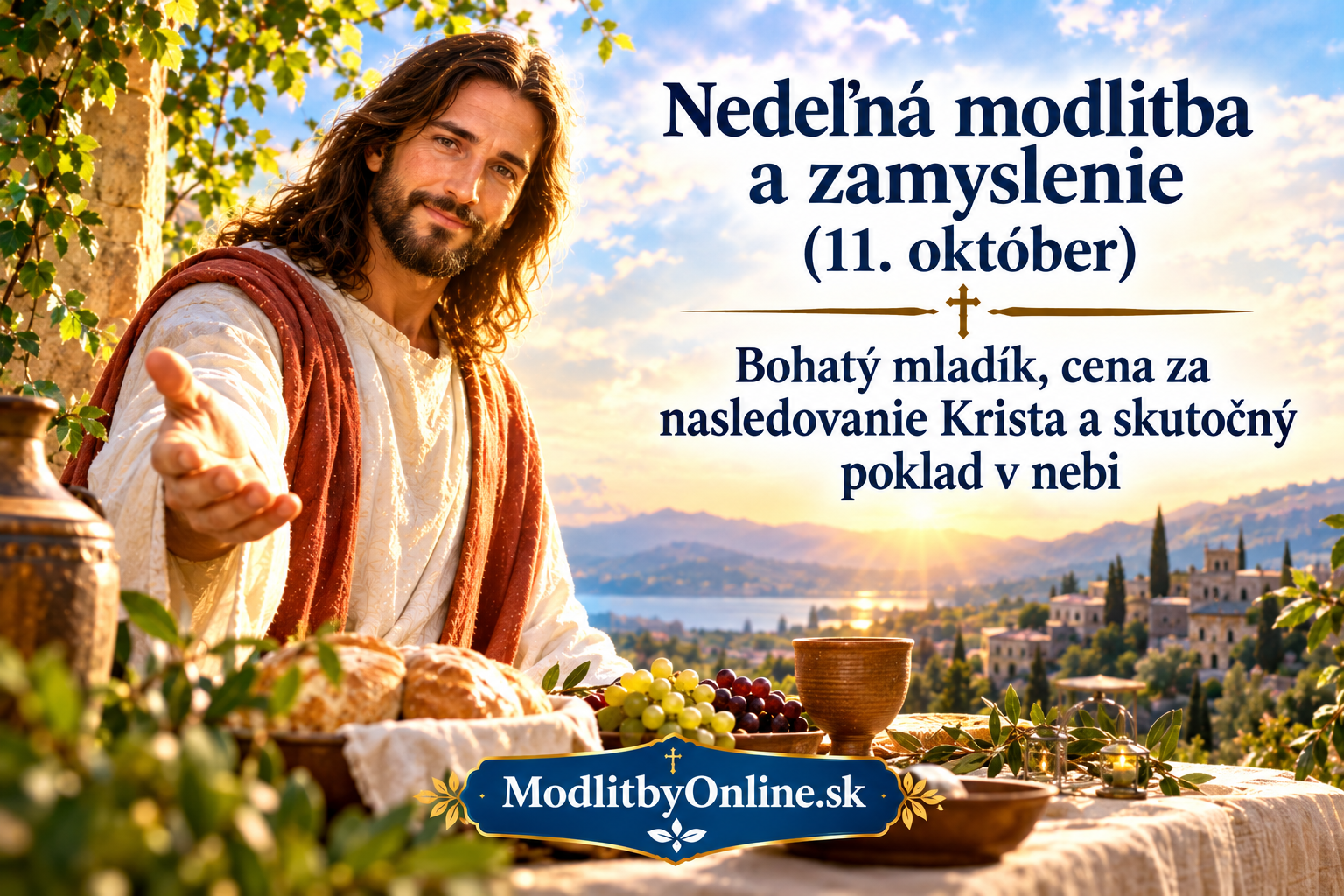 Nedeľná modlitba a zamyslenie (11. október): Božie pozvanie na hostinu, otvorené srdce a skutočná radosť v Kristovi
